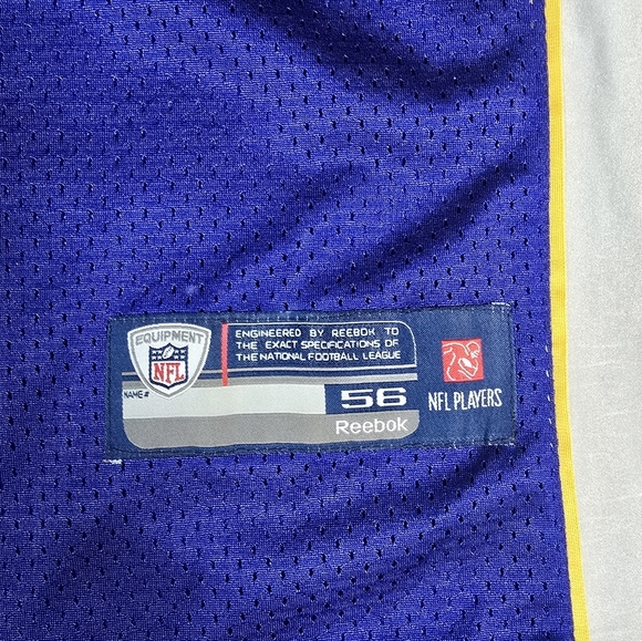 MINNESOTA VIKINGS PERCY HARVIN #12 NFL EQUI. ONFIELD REEBOK UNISEX JERSEY - Picture 11 of 12
